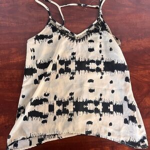 Stylish Black and Cream Women's Top